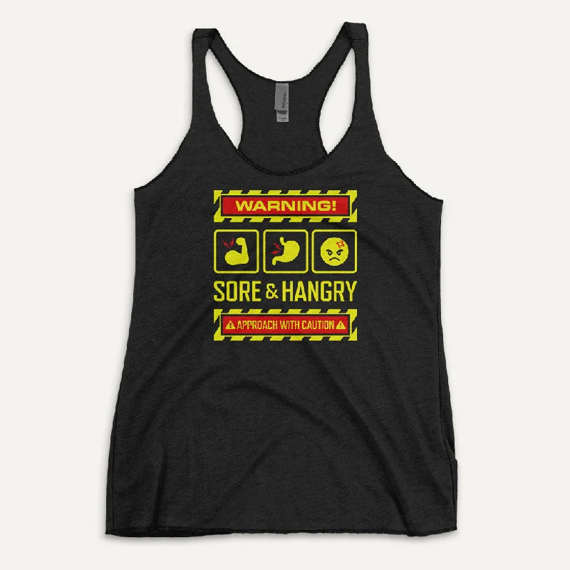 Relaxed Dresses Warning Sore And Hangry Women’s Tank Top