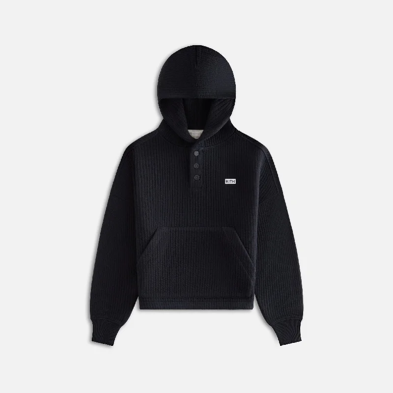 Summer Comfort Kith Kids Quilted Harrison Hoodie - Black