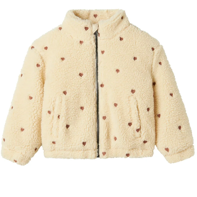 Smart Casuals Lil'Atelier Sandshell Nalo Sherpa Loose Jacket
