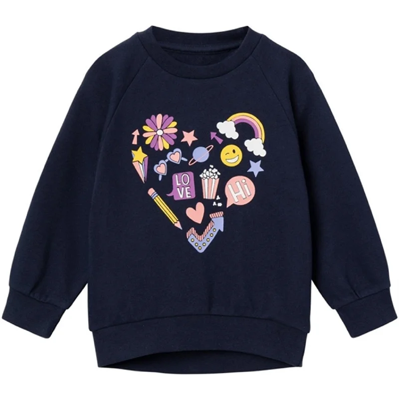 Basic Comfort Name it Dark Sapphire Heart Venus Sweatshirt