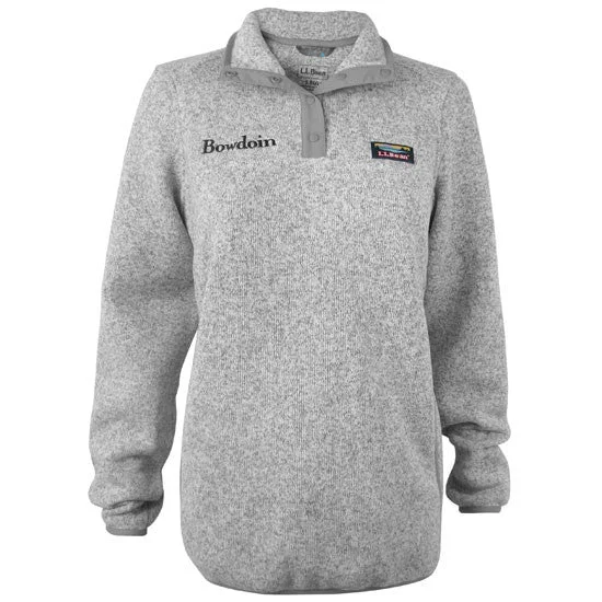 Modern Comfort L.L.Bean for Bowdoin Women's Sweater Fleece Pullover