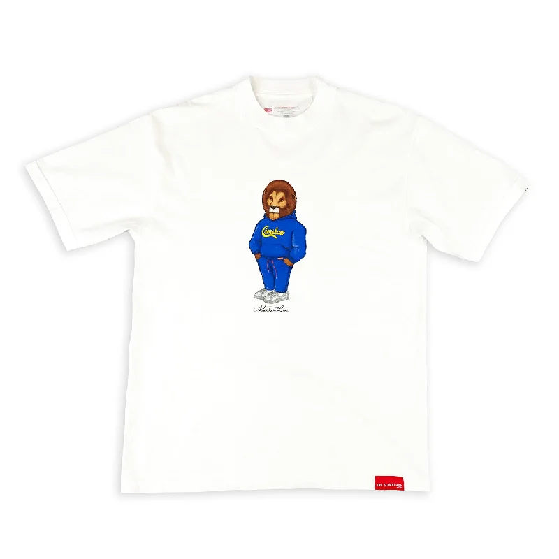 Minimal Comfort Leo The Marathon Lion (Crenshaw Hoodie) T-Shirt - White