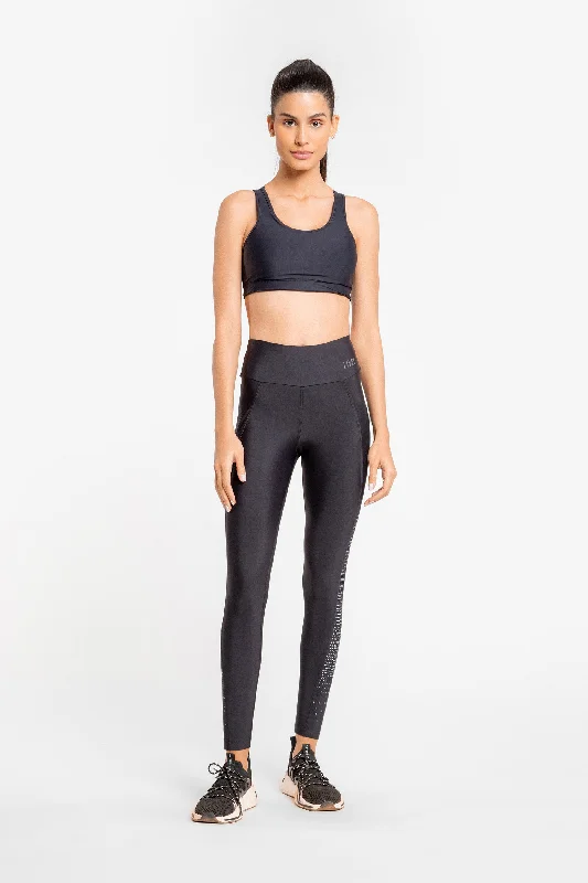 Soft Textures Holographic Pocket Legging