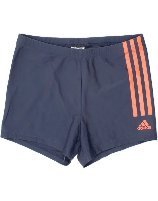 Advanced Design ADIDAS Womens Sport Shorts UK 14 Large Blue Polyamide