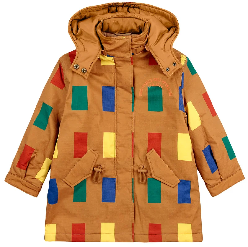 Cozy Vibes Colour Game AOP Parka by Bobo Choses