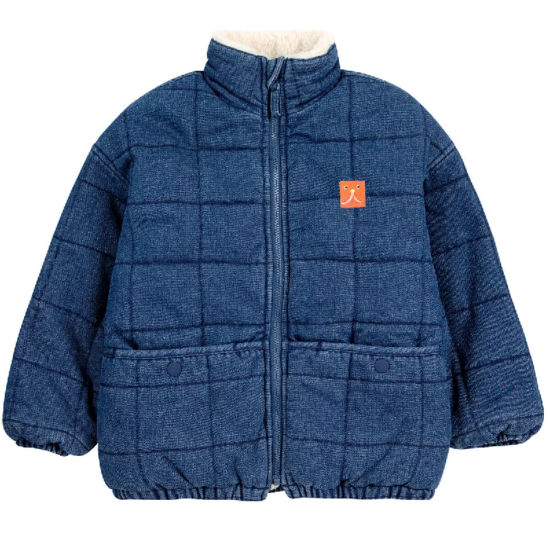Weekend Wear Vintage Quilted Denim Jacket by Bobo Choses