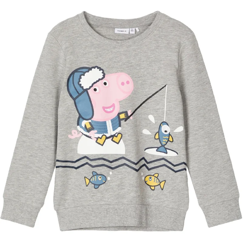 Cozy Fit Name It Grey Melange Colbie Peppa Pig Regular Sweatshirt