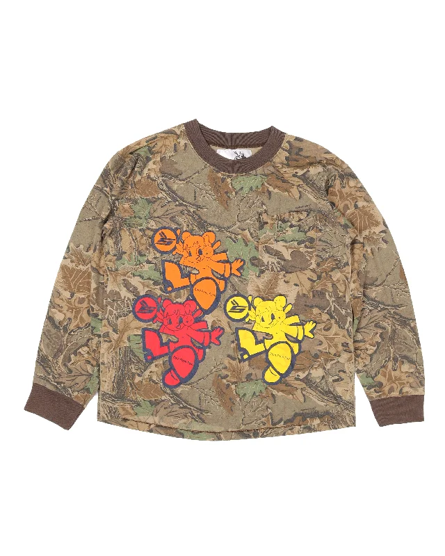 Modern Comfort Born From Pain Long Sleeve Camouflage T-Shirt