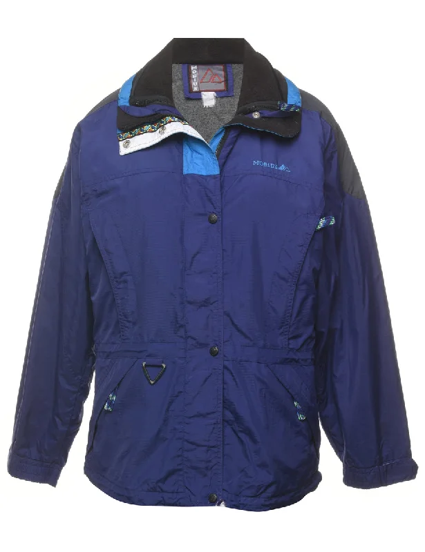 Fashionable Items Blue Ski Jacket - L