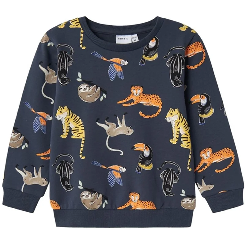 Layered Style Name it India Ink Ditmar Sweatshirt