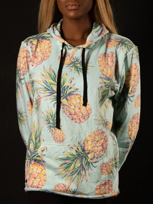 Cozy Outfit Pastel Pineapple Unisex Hoodie