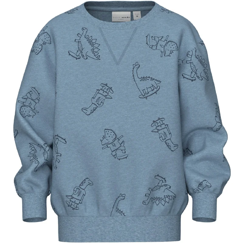 Simple Style Name It Mountain Spring Dino AOP Vimo AOP Sweatshirt