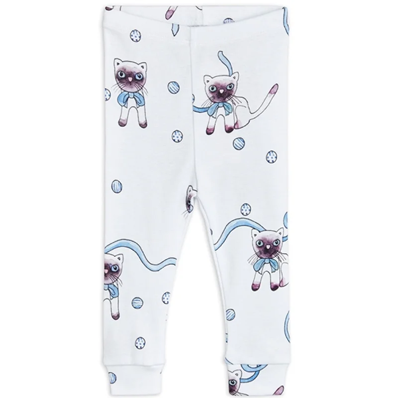 Luxe Comfort Mini Rodini Light blue Siamese Aop Leggings