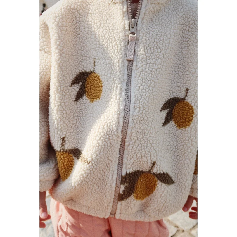 Layered Style Konges Sløjd Mon Grand Citron Jody Teddy Jacket Grs