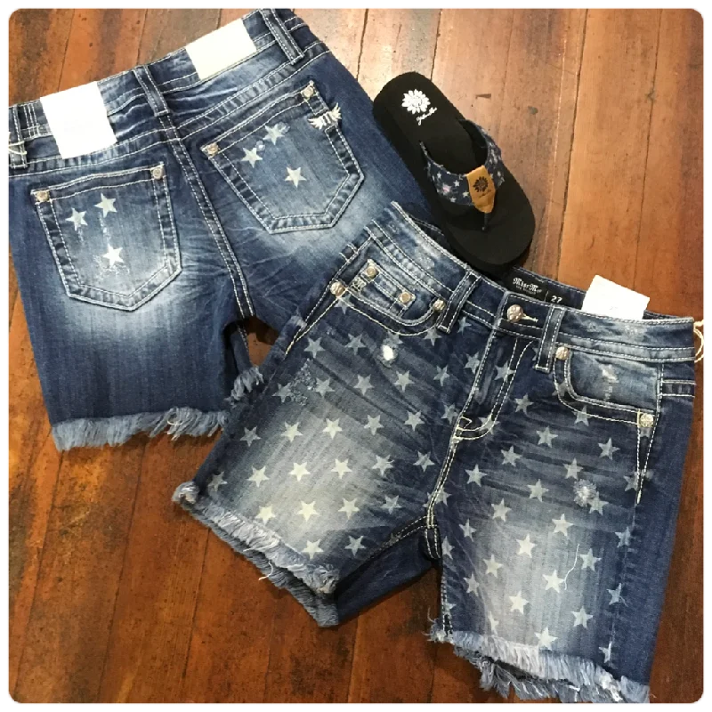 Soft Textures Miss Me High Rise Americana Short