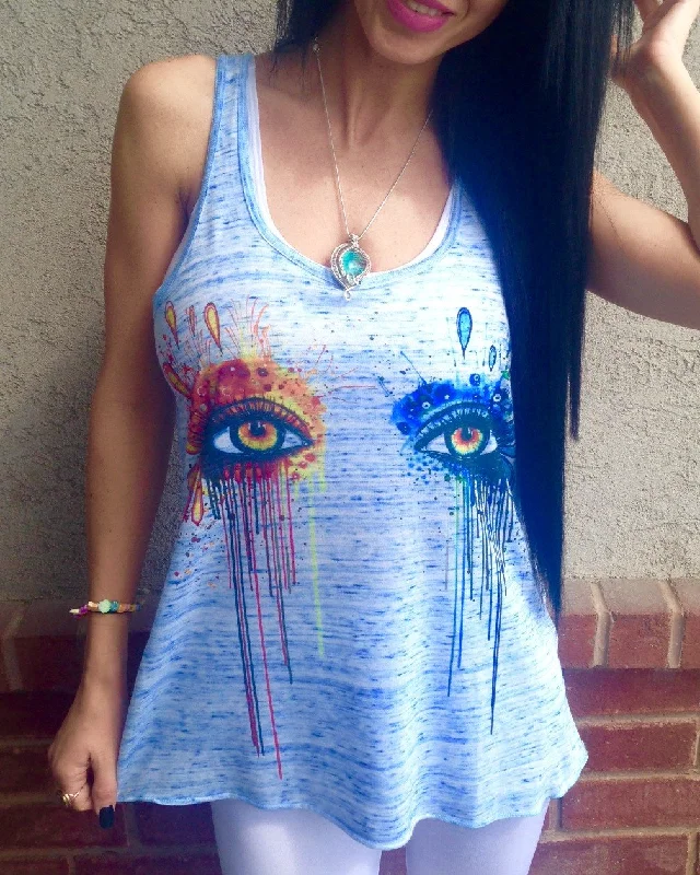 Cozy Dress Premium Contrast Girls Tank