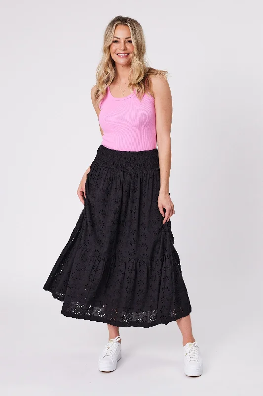 Summer Comfort Gloss by Shine On Thalassa Broderie Skirt