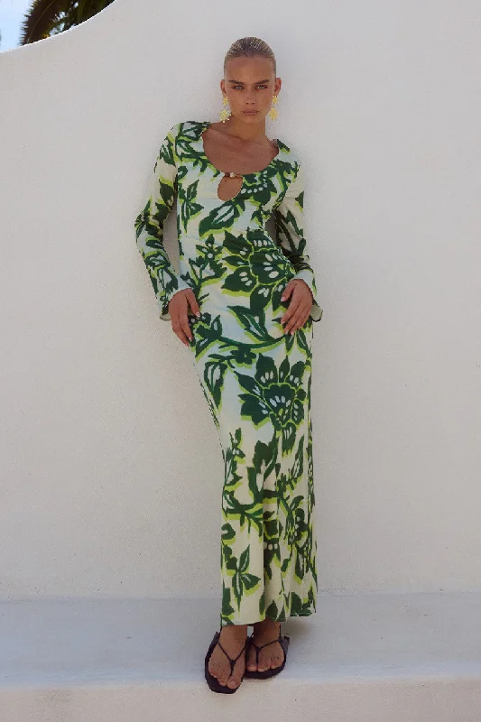 Effortless Elegance MIRAGE MAXI DRESS - LUELA PRINT
