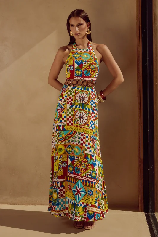 Stylish Wear VENUS MAXI DRESS - PHAEDRA PRINT