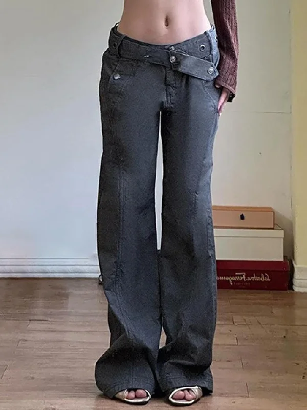 Minimal Comfort Y2K Low Rise Flare Jeans