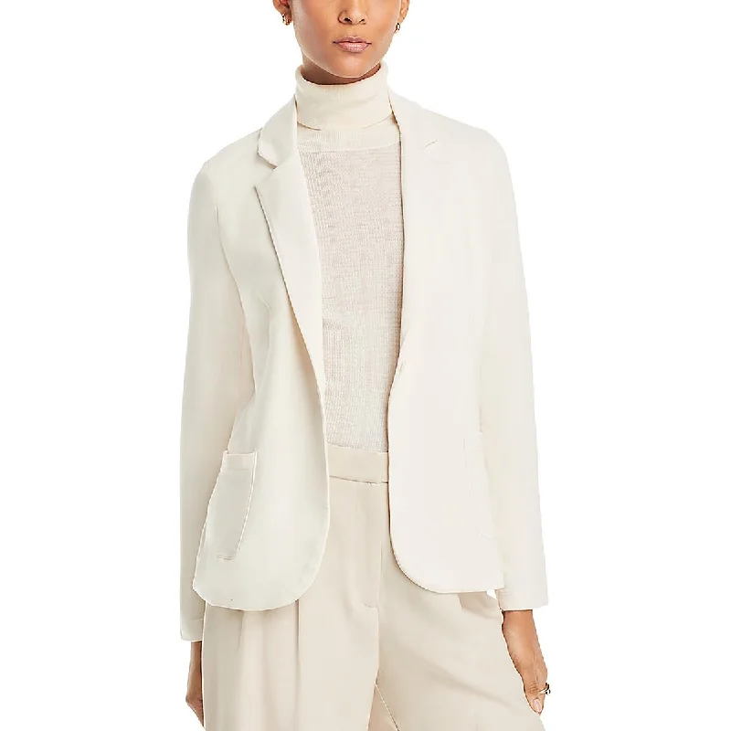 Weekend Wear Majestic Filatures Womens Collared Pocket One-Button Blazer