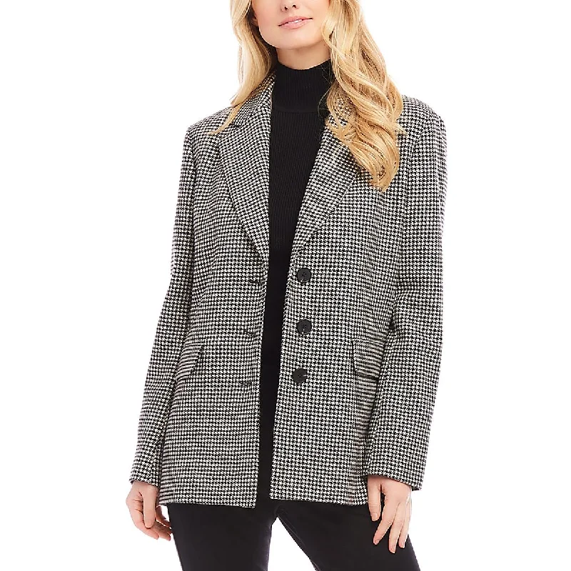 Elegant Comfort Karen Kane Womens Houndstooth  Suit Jacket