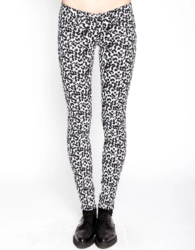 Layered Comfort T-BACK JEAN LEOPARD