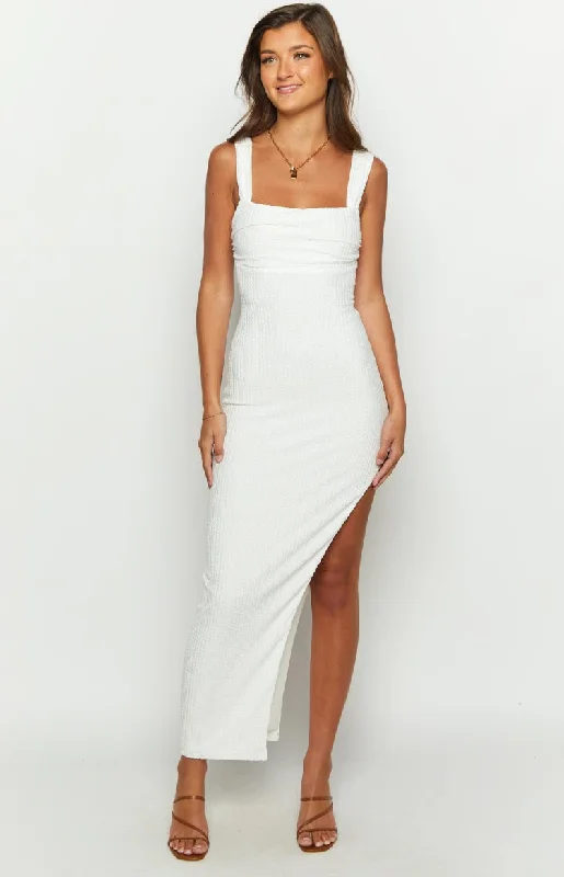 Chic Lounge Sway White Maxi Dress