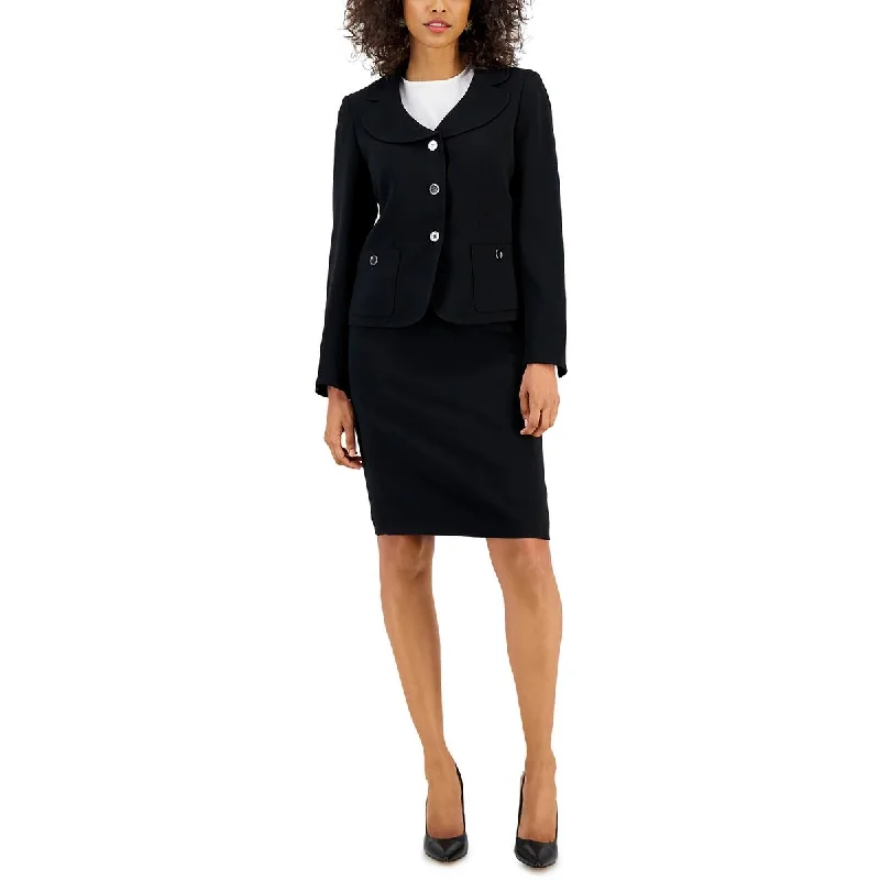Cozy Fit Nipon Boutique Womens Solid  Suit Jacket