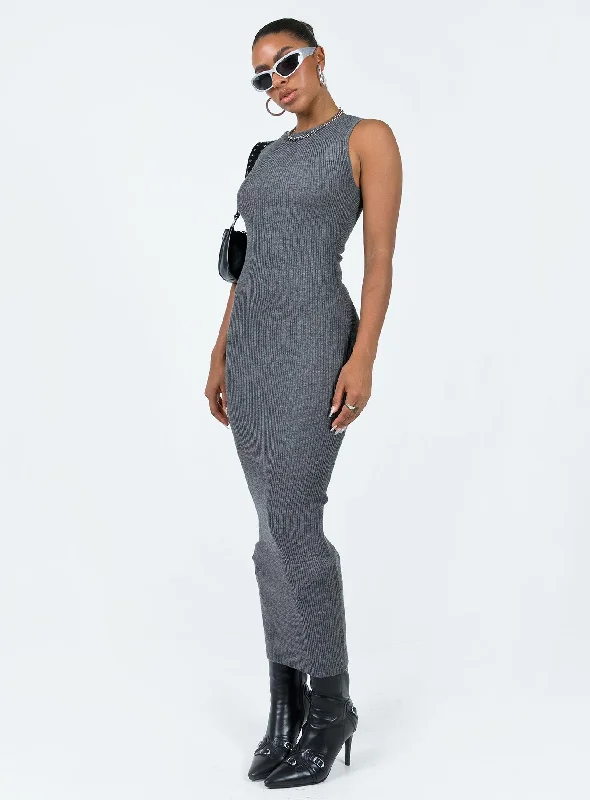 Fashion Must-have Hyda Midi Dress Slate