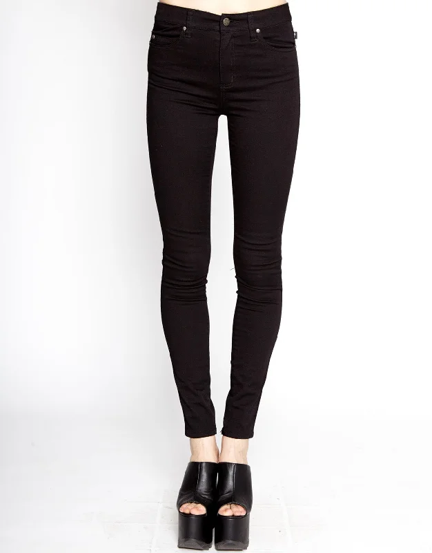 Soft Clothing High Waisted T Back Jeans