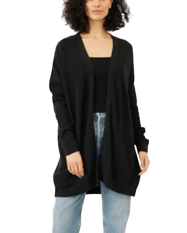 Fashion Comfort Cooper Cardigan In Black