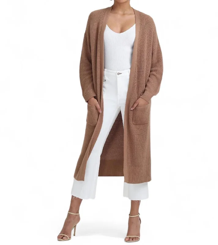 Exquisite Craftsmanship Janice Cardigan In Cinnamon