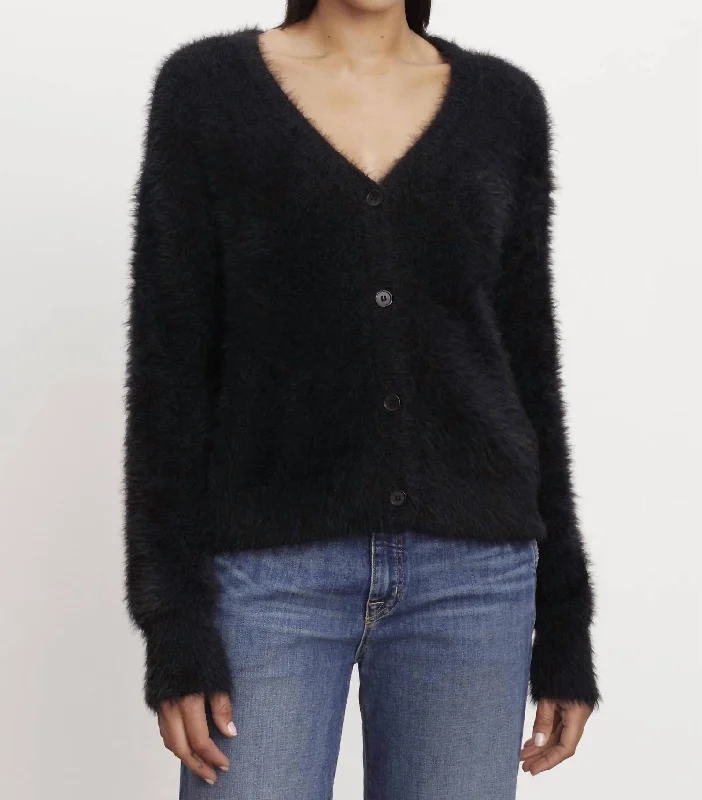 Everyday Comfort Kelsey Cardigan In Black
