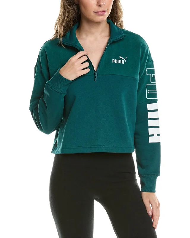 Exquisite Tailoring PUMA Power Cropped Pullover