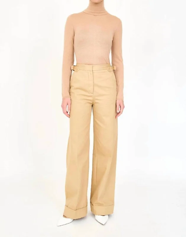 Modern Chic Stephanie Sweater In Camel
