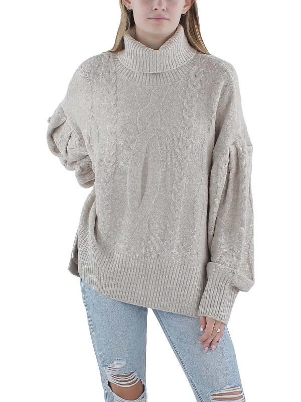 Versatile Wear Womens Wool Pullover Turtleneck Sweater