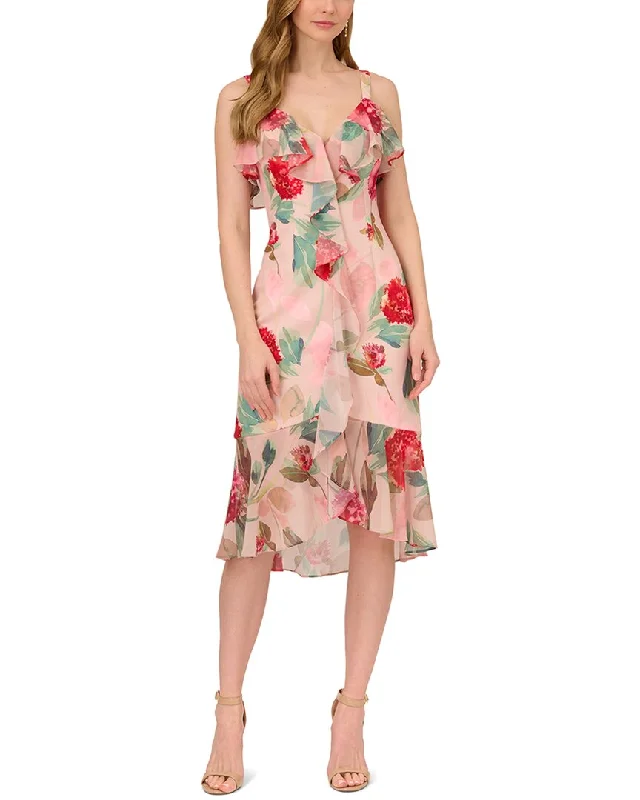 Trends Adrianna Papell Mermaid Printed Dress