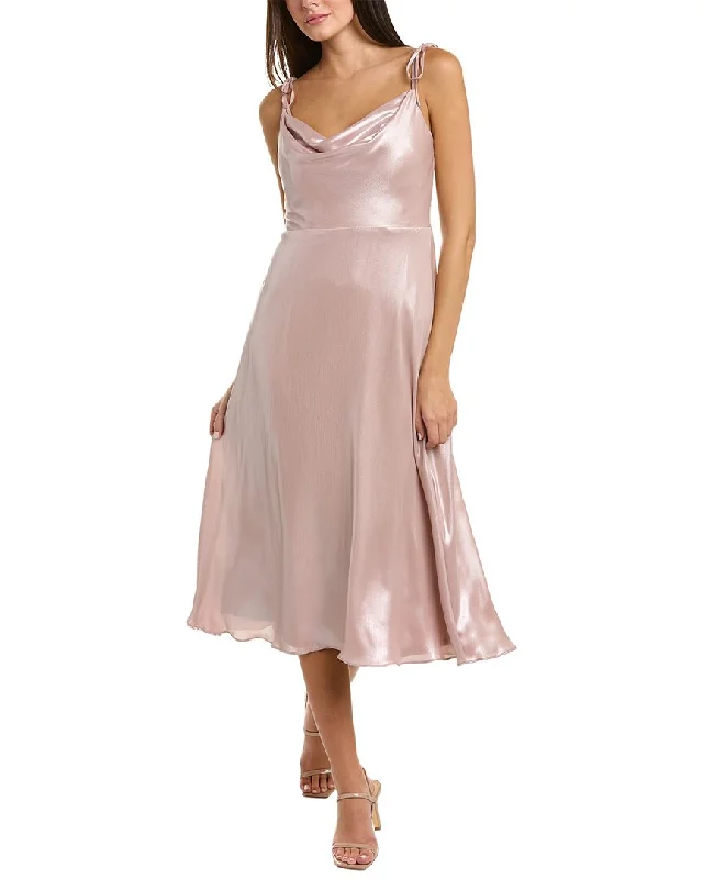 Easy Style Adrianna Papell Satin Midi Dress