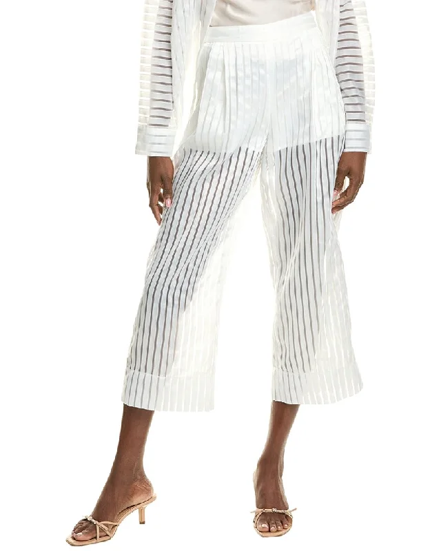 Cozy Layers BCBGMAXAZRIA Sheer Stripe Pant