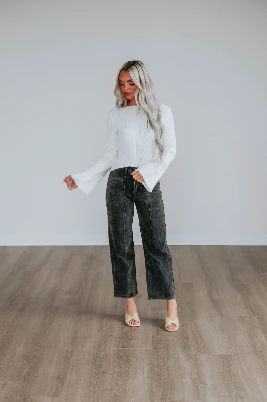 All-Day Wear Brunie Wide Leg Pants