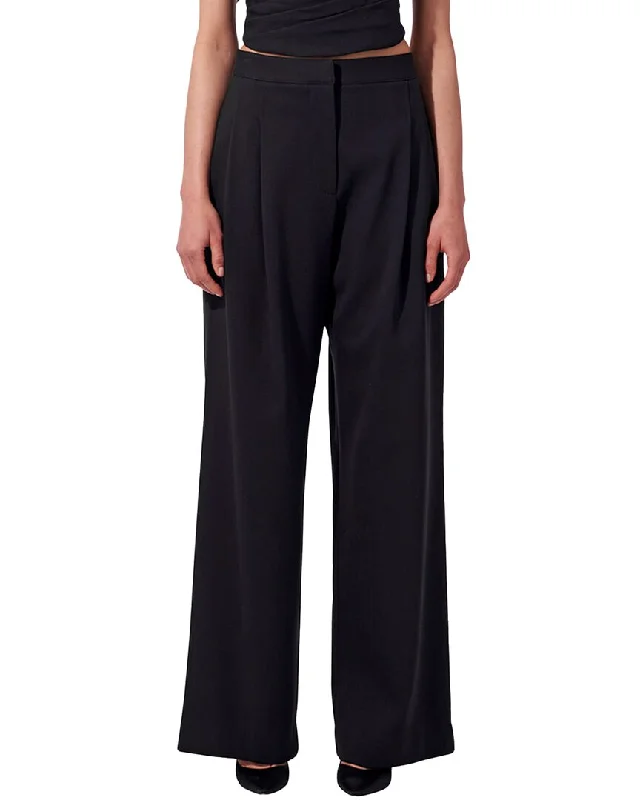 Cozy Shirts Carolina Herrera Wide Legged Front Wool-Blend Playsuit