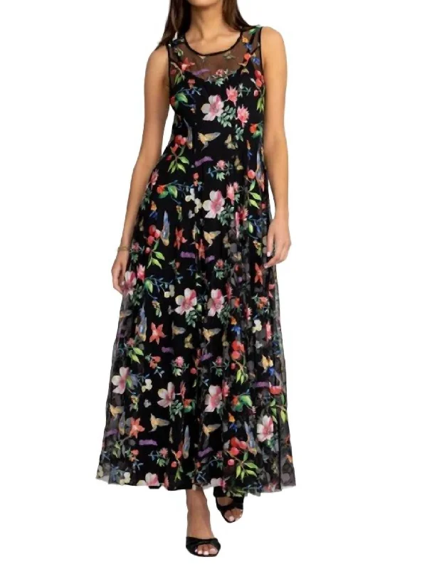 Daily Comfort Emilda Mess Dress In Multi