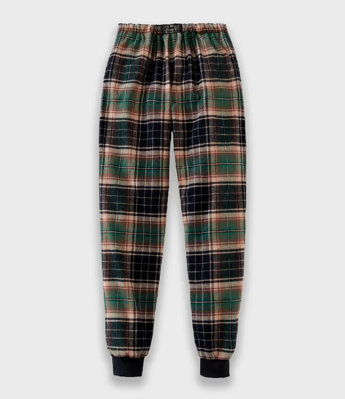 Daily Comfort Flannel Jogger Pants - Earth