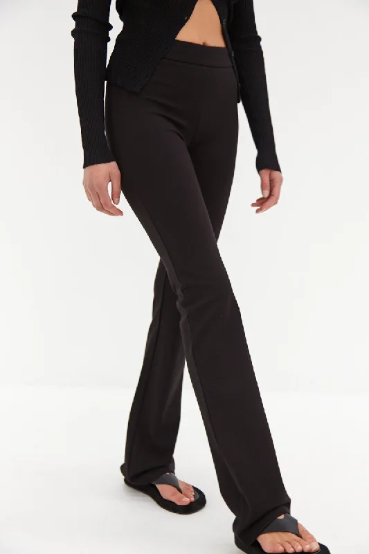 Chic Lounge Legging Pants - Black