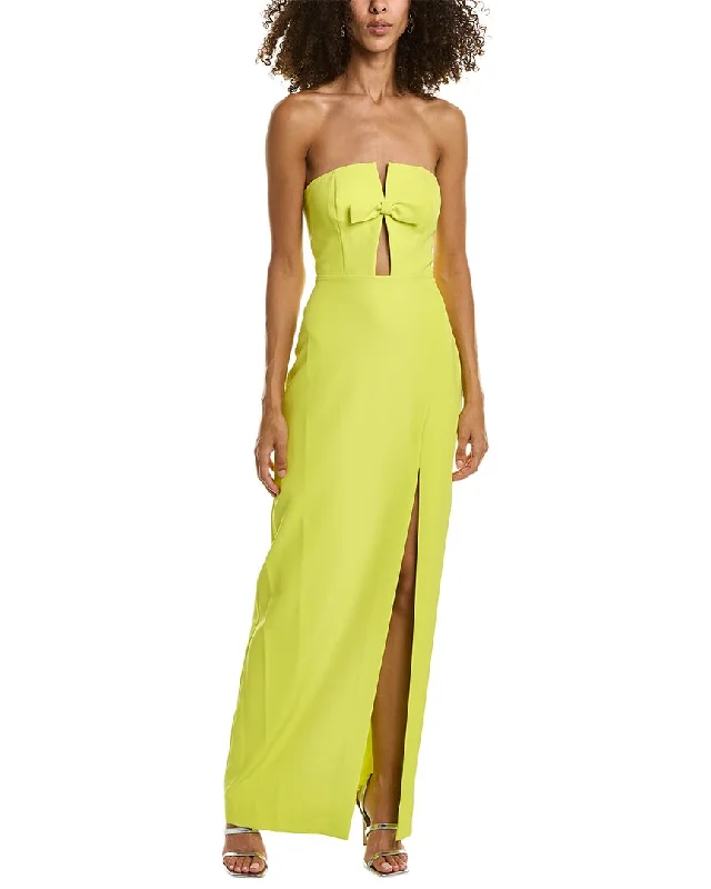 Easygoing Style Liv Foster Crepe Column Gown