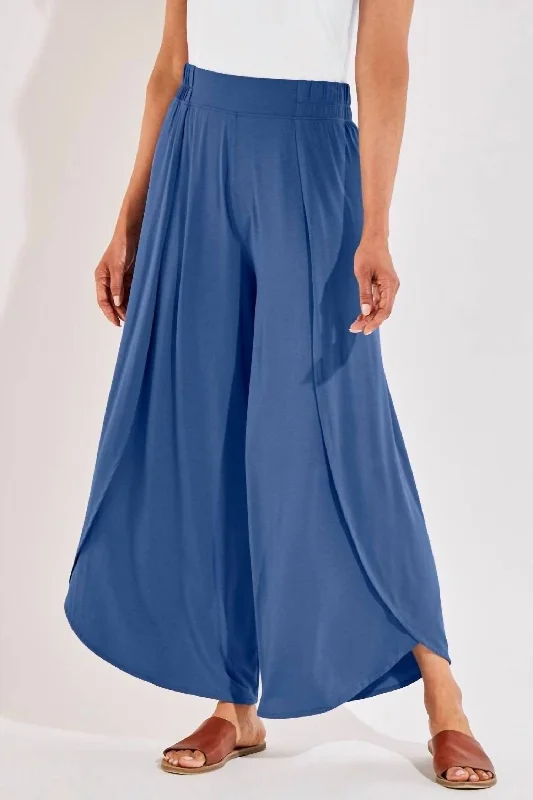 Versatile Wear Lynsu Wide Leg Pant In Blue