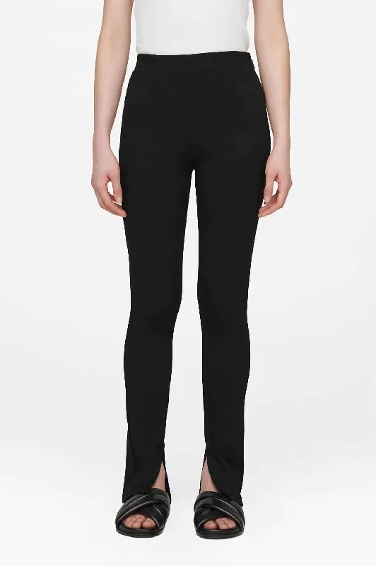 Everyday Comfort Max Slit Pant In Black