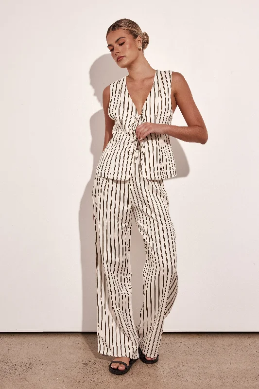 Exquisite Tailoring Olive Pant (White)