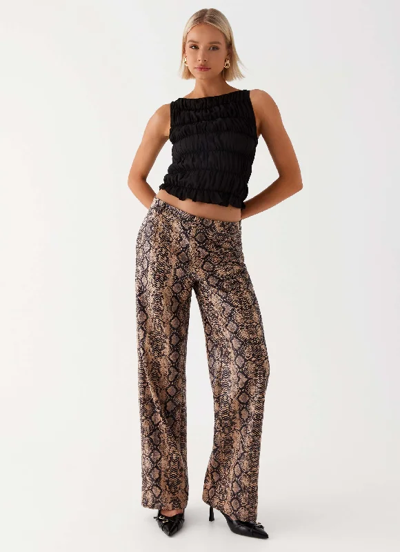 Summer Comfort Presley Slim Fit Pants - Snake